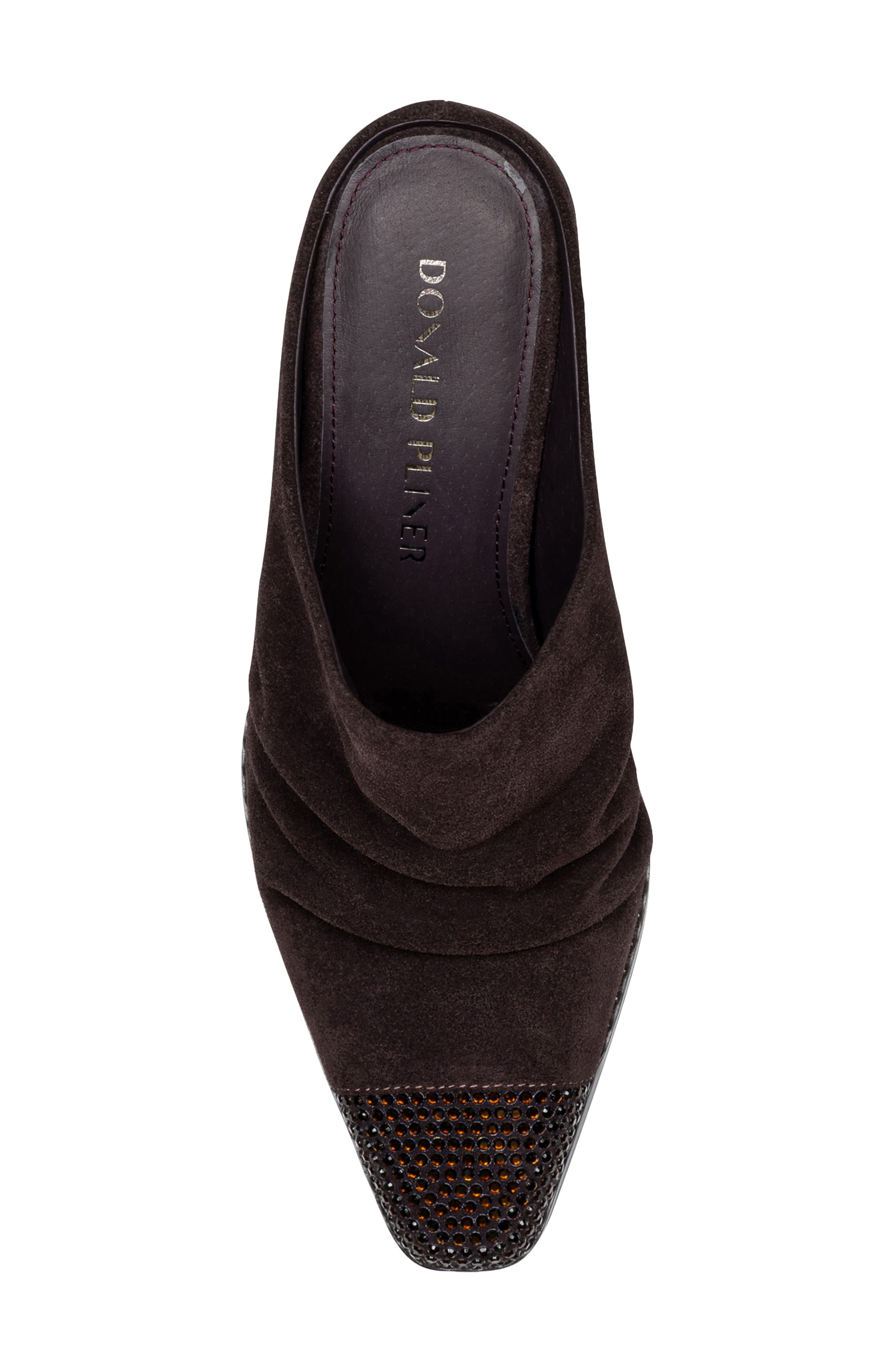 Donald Pliner Western Mule, Alternate, color, Dark Brown