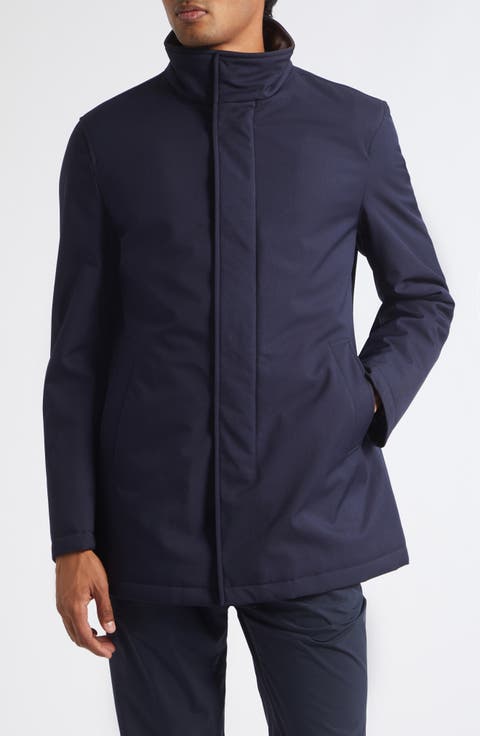 Water Repellent Tech Twill Car Coat