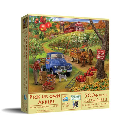 Pick Ur Own Apples 500 piece Jigsaw Puzzle for Adults Large Pieces