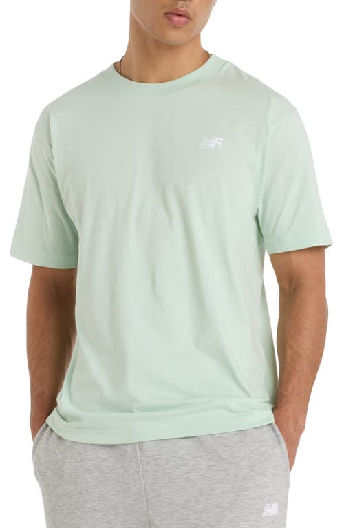 New Balance Sport Essentials Relaxed Fit Cotton T-shirt In Blue