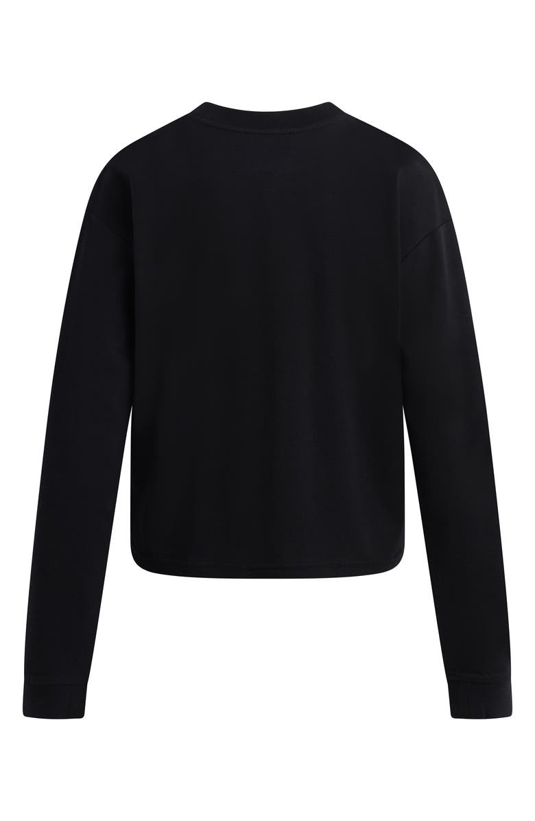 Favorite Daughter The Everyday Long Sleeve Cotton T-Shirt, Alternate, color, Black