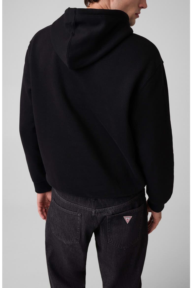 Embroidered Logo Graphic Hoodie, Alternate, color, JBLACK-BLACK