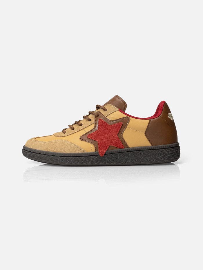 AELFRIC EDEN Triple Star Embroidery Star Gum Sole Skate Shoes, Main, color, Yellow