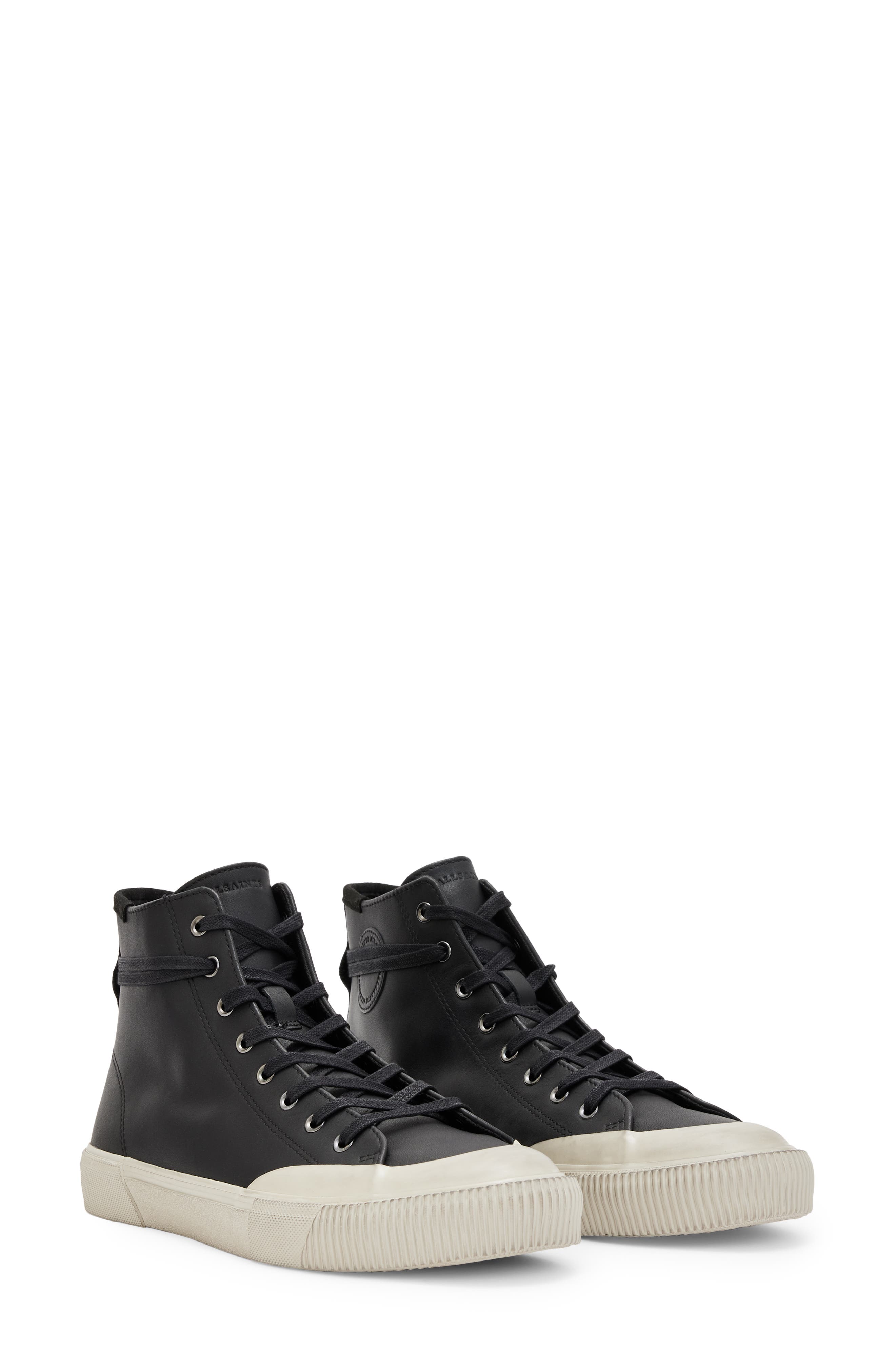 AllSaints Dumont Leather High Top Sneaker, Main, color, 