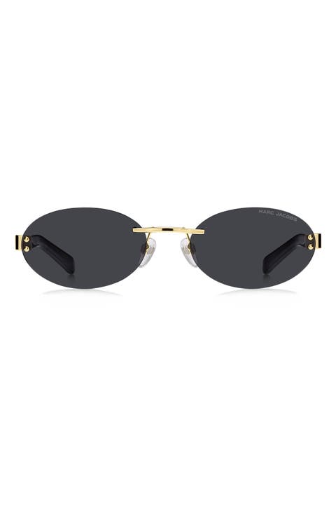 57mm Oval Sunglasses