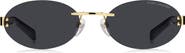 Marc Jacobs 57mm Oval Sunglasses