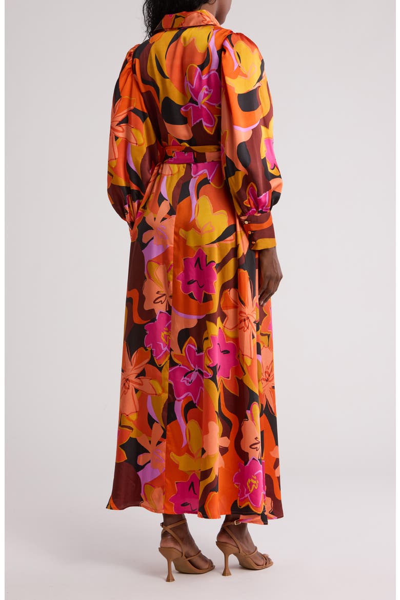 Rebel Twill Maxi Dress, Alternate, color, RETRO FLORAL