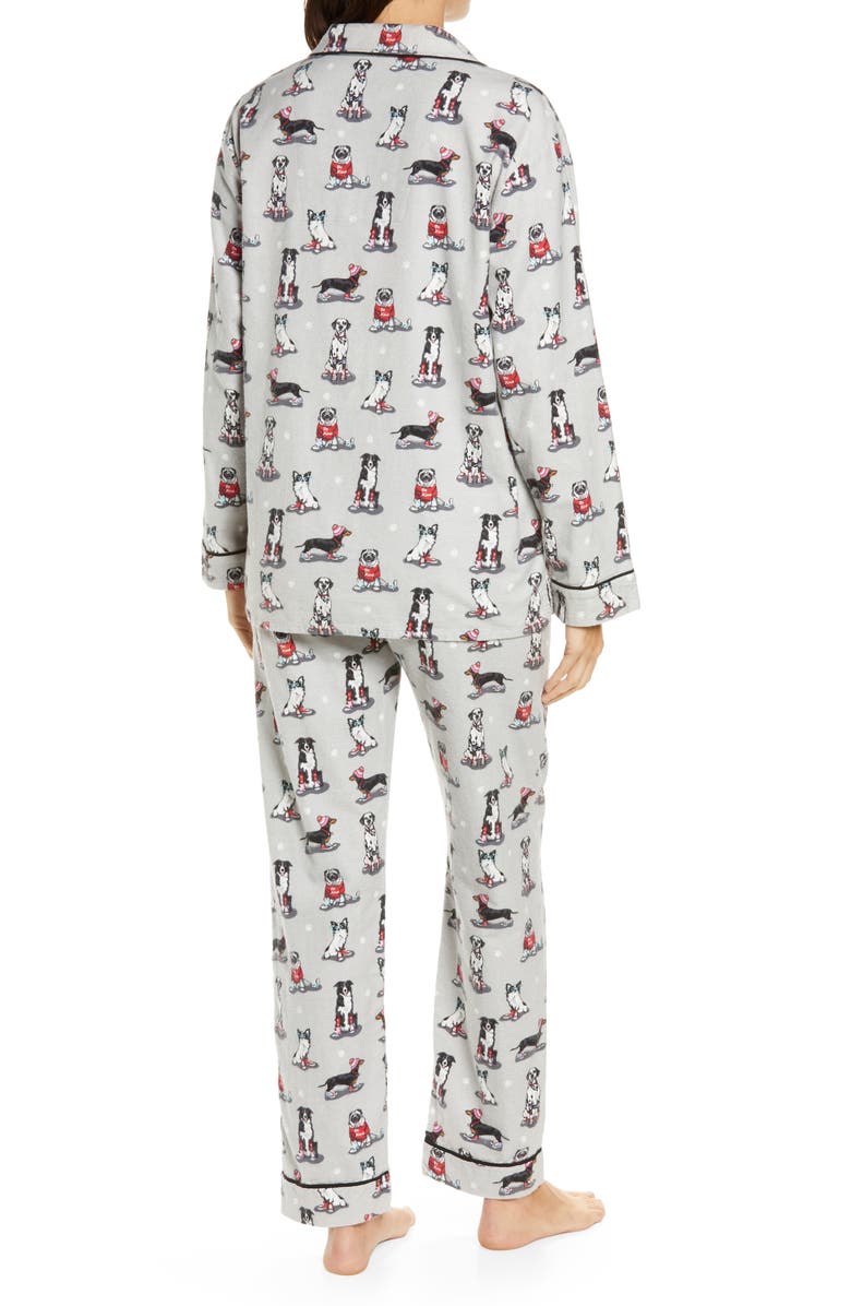 PJ Salvage Flannel Pajamas with Headband, Alternate, color,