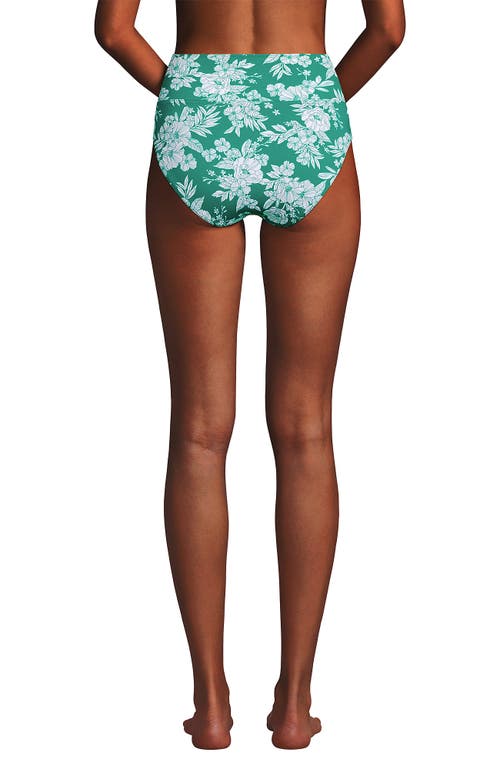 LANDS' END LANDS' END CHLORINE RESISTANT PINCHLESS HIGH WAISTED BIKINI BOTTOMS 