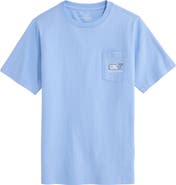 vineyard vines Kids' Keys Scene Whale Cotton Graphic Pocket T-Shirt
