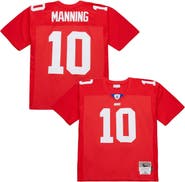 Mitchell & Ness Men's Mitchell & Ness Eli Manning Red New York Giants 2004 Legacy Replica Jersey