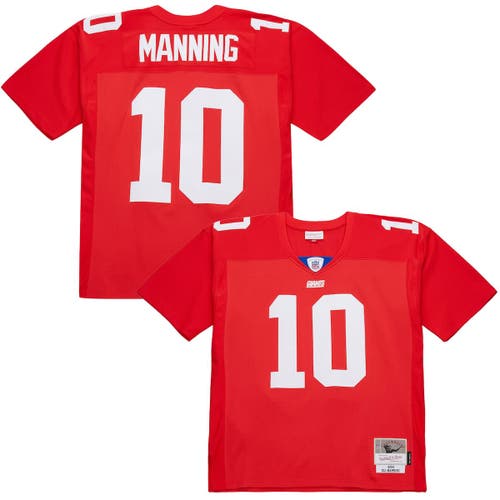 Mitchell & Ness Eli Manning Red New York Giants 2004 Legacy Replica Jersey