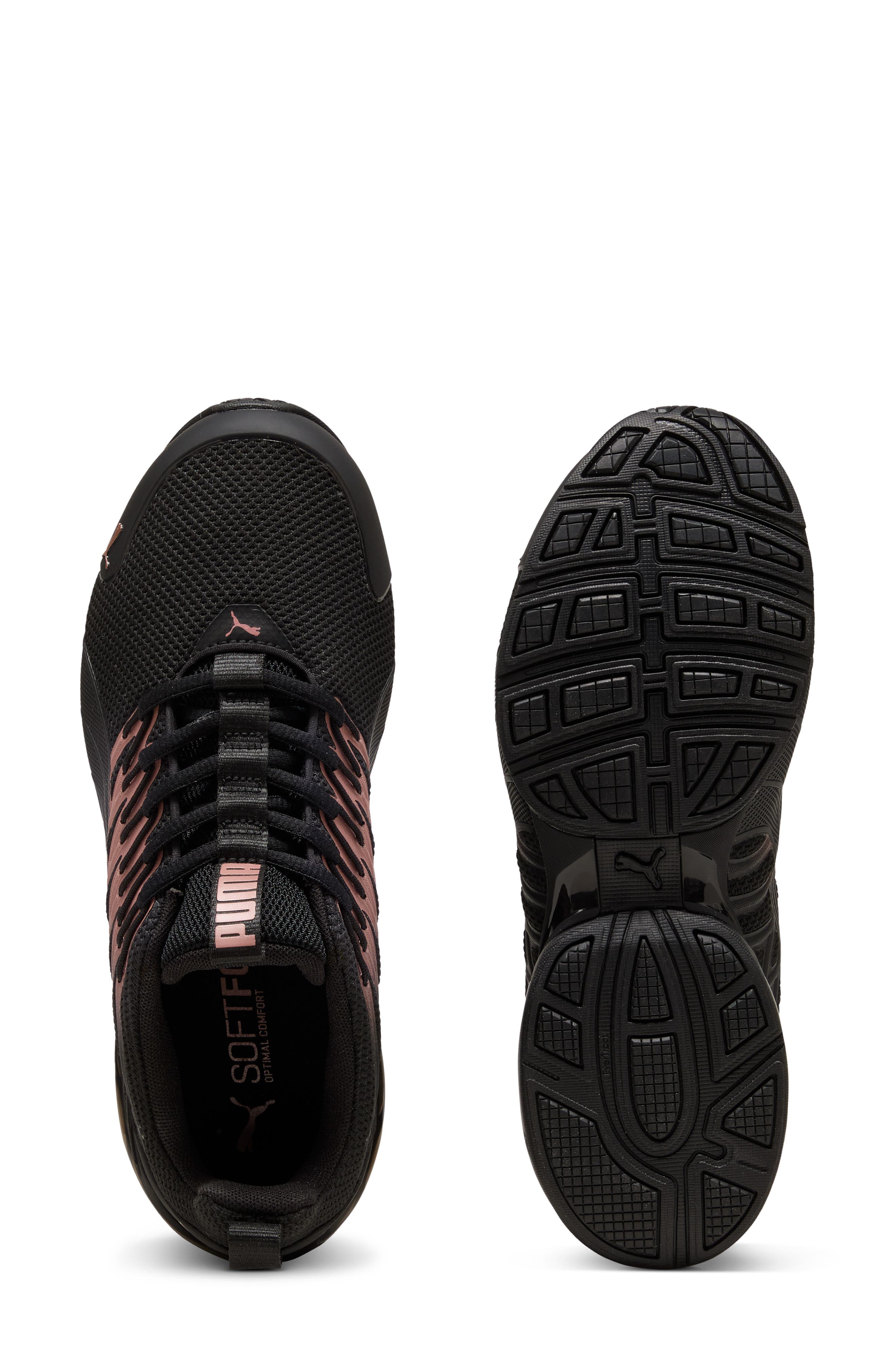 PUMA Voltaic Eco Sneaker, Alternate, color, Puma Black/ Rose Gold