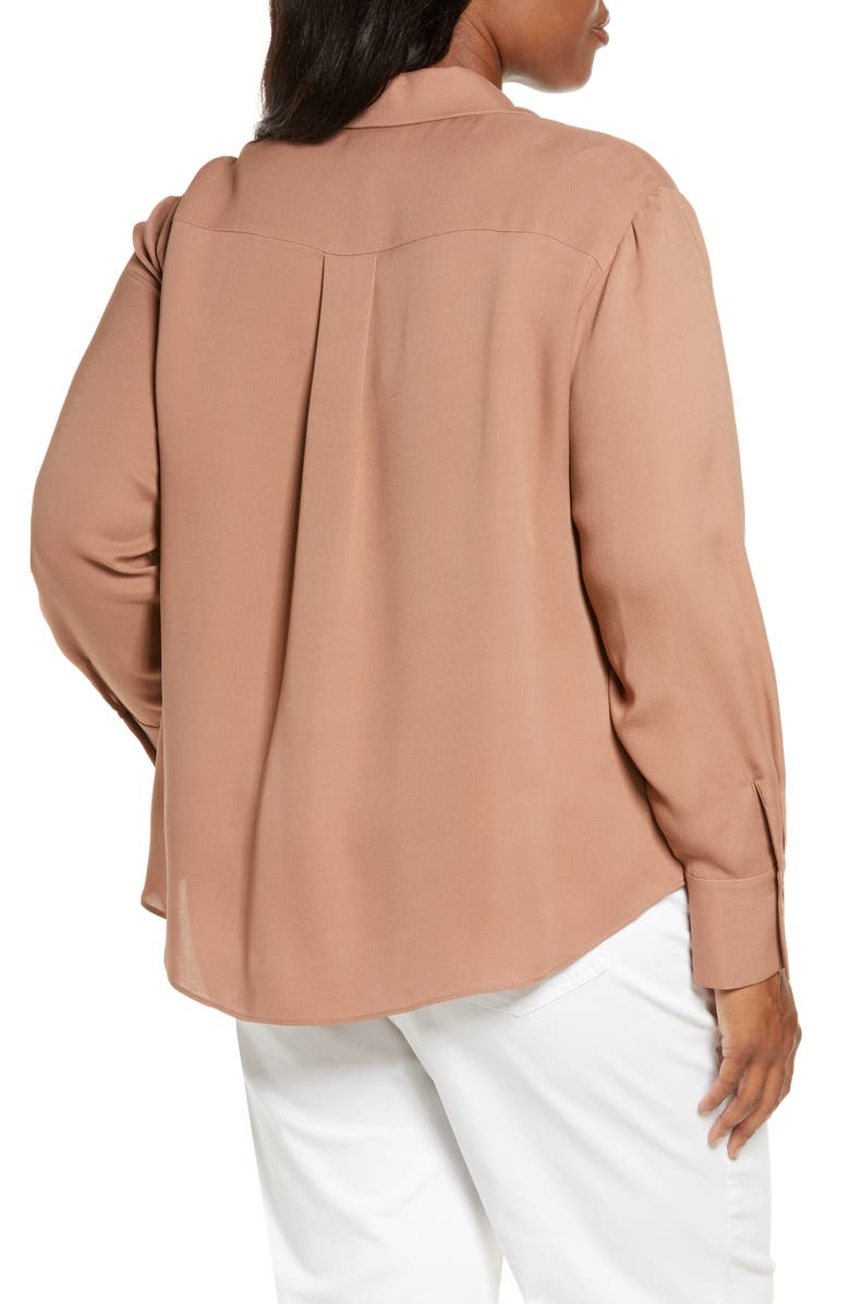 Lafayette 148 New York Scottie Silk Blouse, Alternate, color,