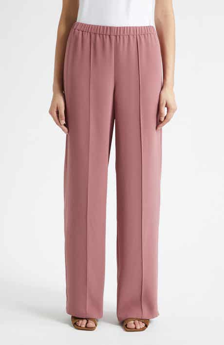 Mid-Rise Wide Leg Pants