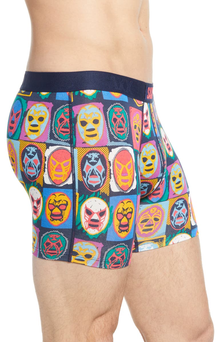 SAXX Vibe Luchadores Boxer Briefs, Alternate, color,
