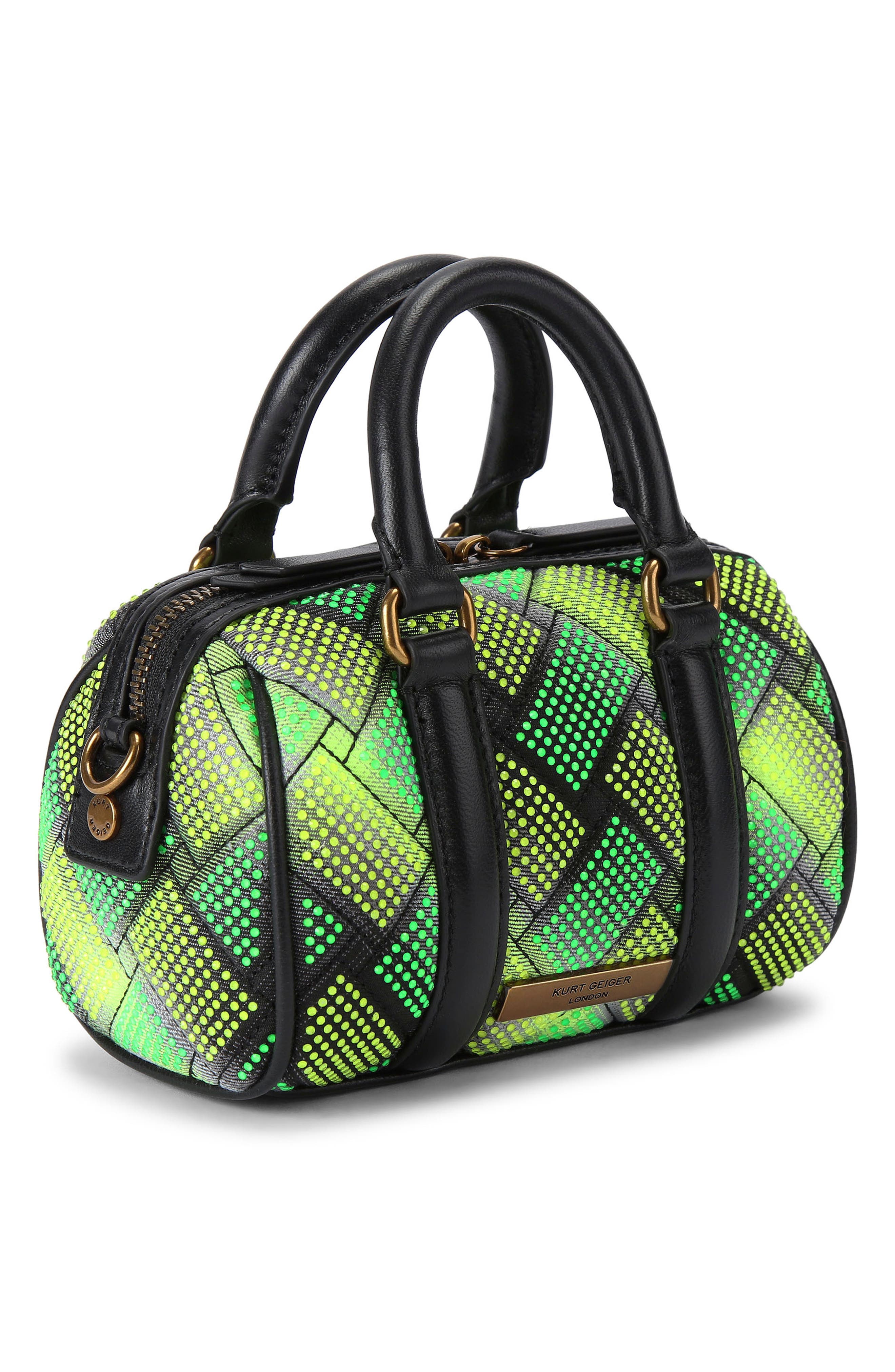 Kurt Geiger London Extra Small Kensington Boston Quilted Satchel, Alternate, color, 