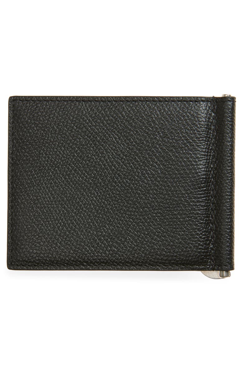 Valentino VLOGO Signature Leather Bifold Wallet, Alternate, color, Black