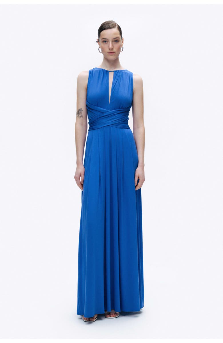 Nocturne Maxi Dress with Belt Detail, Main, color, 