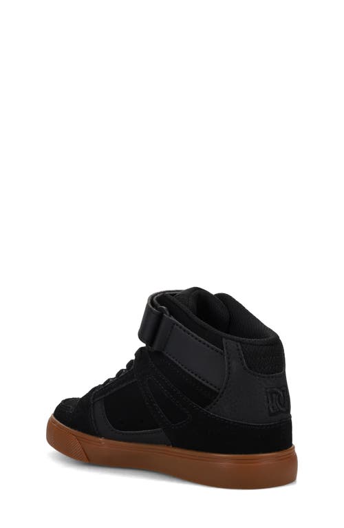 Dc Shoes Kids' Pure Hi High Top Sneaker In Black