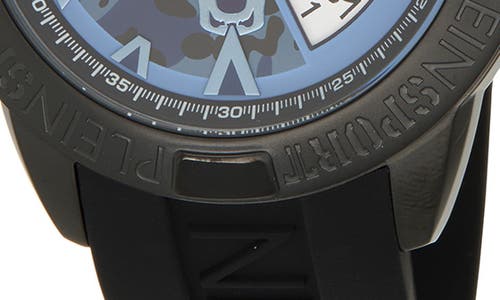 Philipp Plein Touchdown Silicone Strap Watch, 44mm