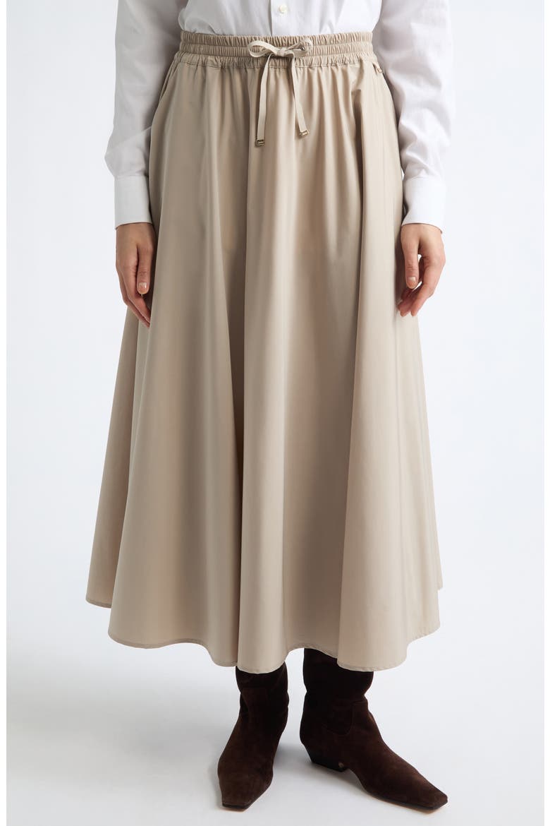 Stretch Modal Midi Skirt, Main, color, 1985 CHANTILLY