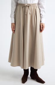 Herno Stretch Modal Midi Skirt