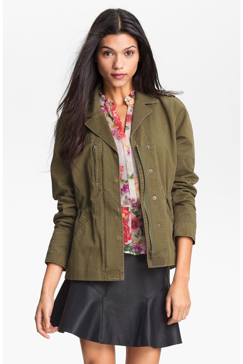 Gibson Military Jacket, Main, color, SURPLUS GREEN
