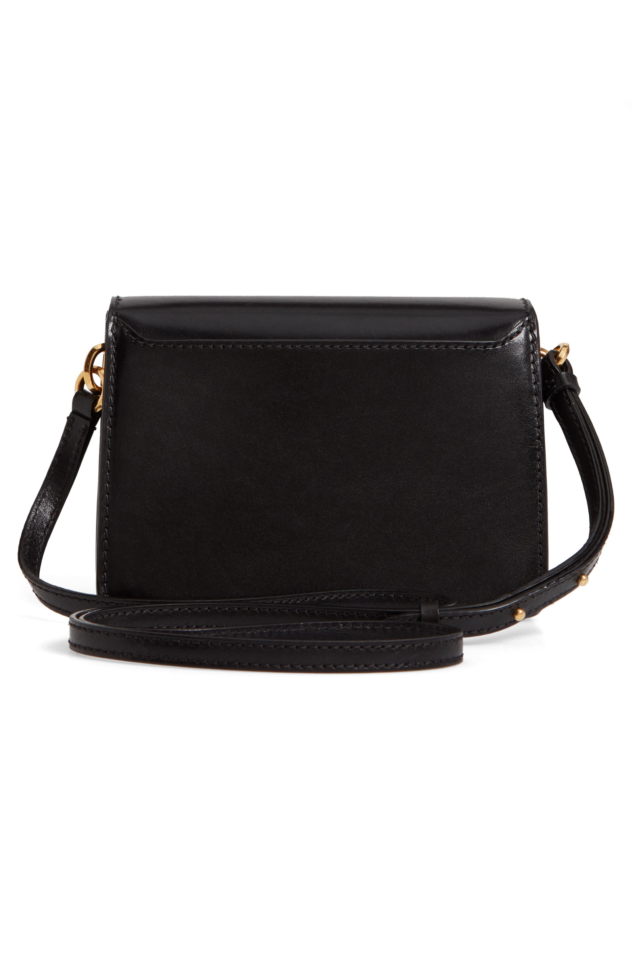 Jimmy Choo Madeline Goatskin Leather Shoulder Bag, Alternate, color, 