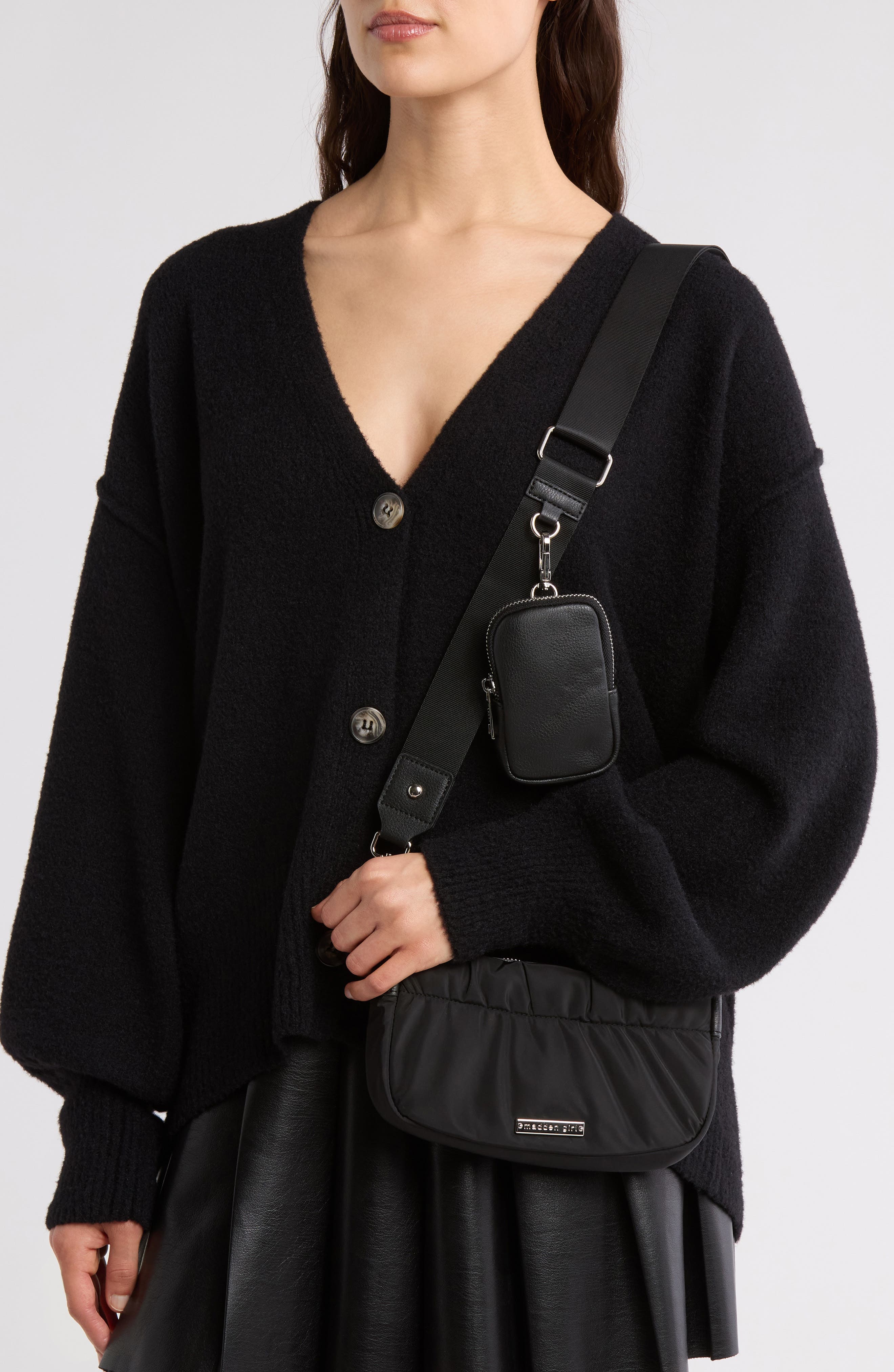 Madden Girl Cell Phone Crossbody Bag, Alternate, color, 