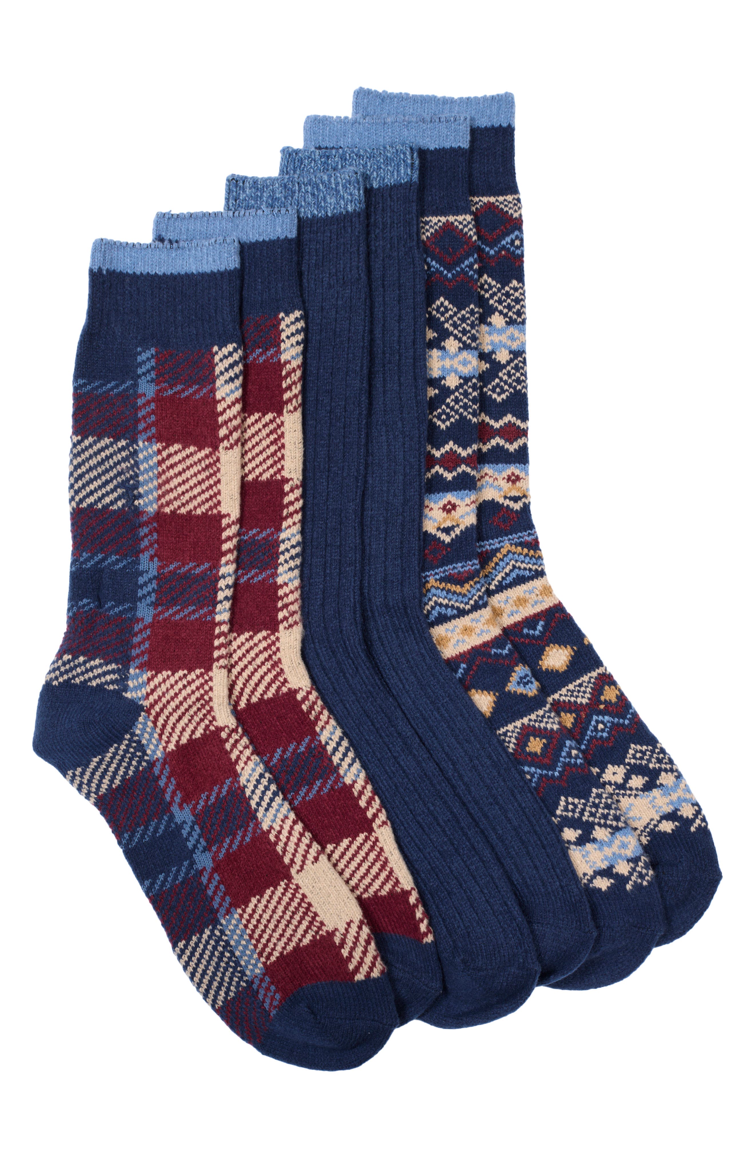 Assorted Northeastern Fairisle 2-Pack Dress Socks