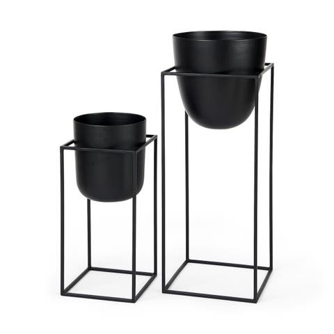 Bumble Set of 2 12L x 12W x 32H Plant Stands