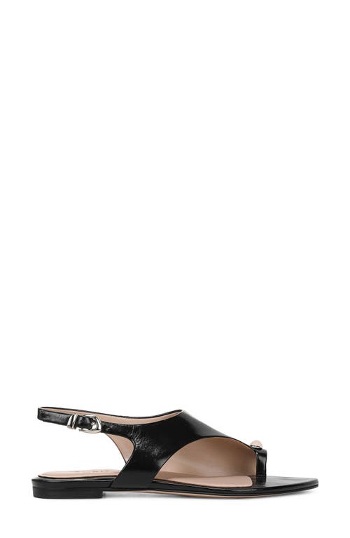 27 Edit Naturalizer Via Slingback Pointed Toe Sandal In Black Leather