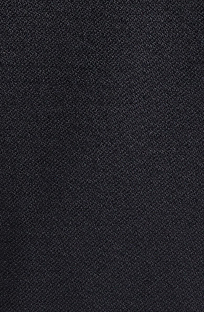 Carolina Herrera Ruched Asymmetric Midi Skirt, Alternate, color, Black