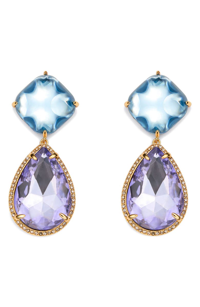 Kurt Geiger London Candy Stone Drop Earrings, Main, color, Blue
