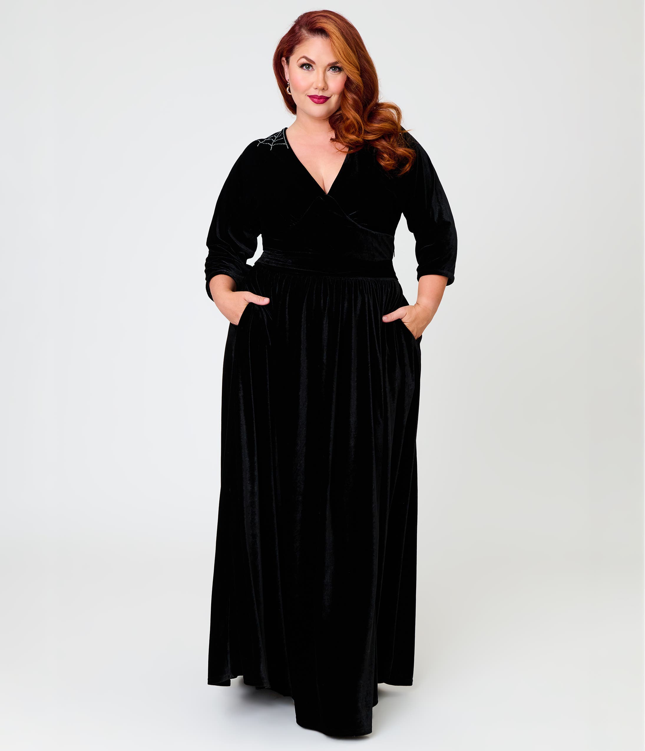 selected Black w/ Rhinestone