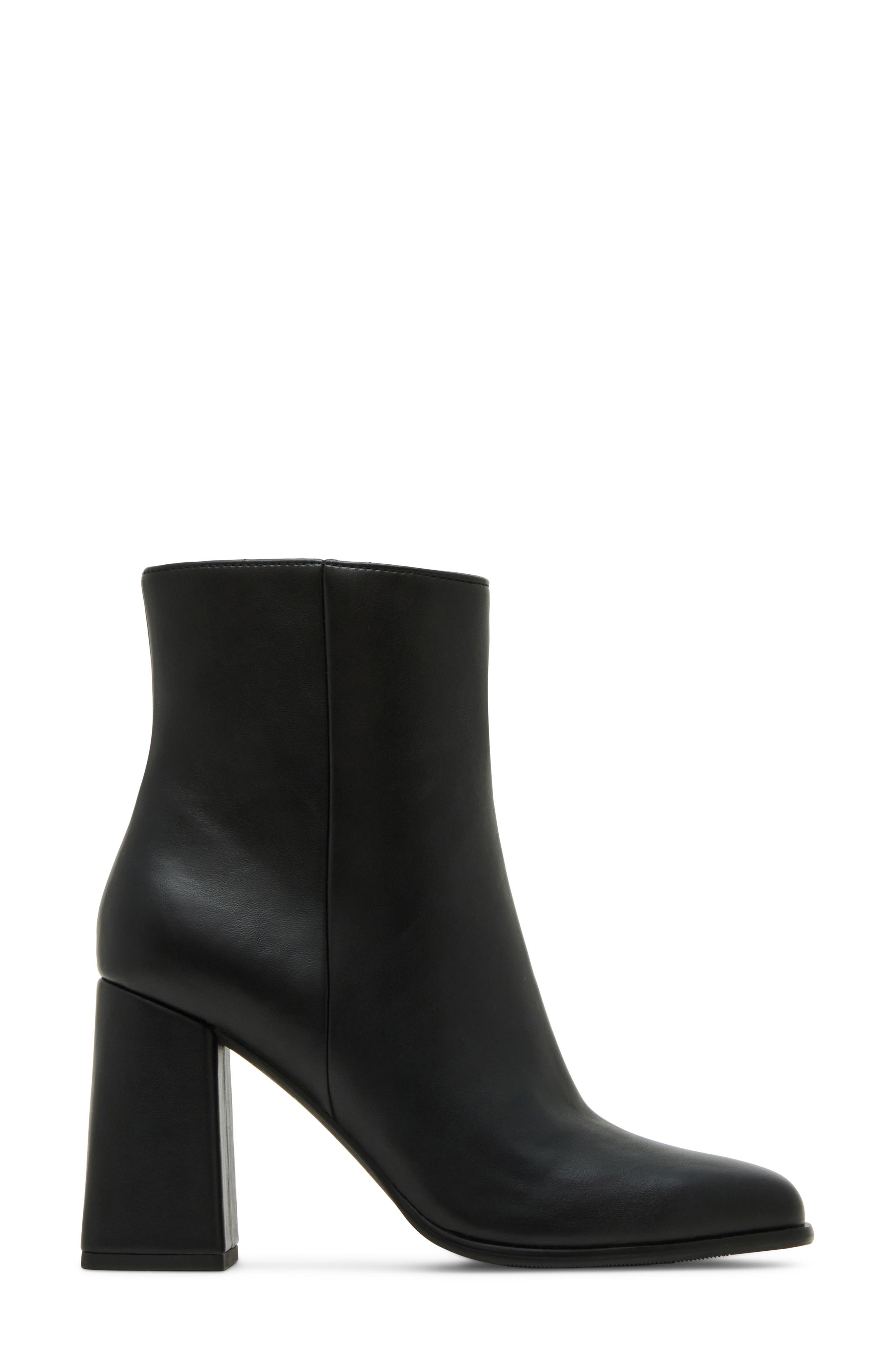 Kelsey Faux Leather Bootie, Alternate, color, BLACK PARIS