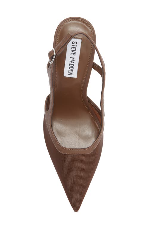 Steve Madden Scotlynn Slingback Pump In Brown