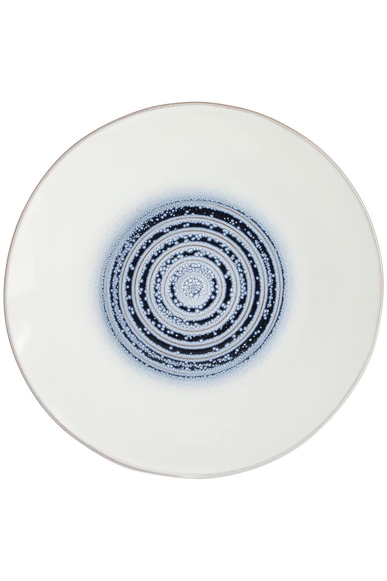 Spiral Embossed 16 Piece Stoneware Dinnerware Set, Alternate, color, White