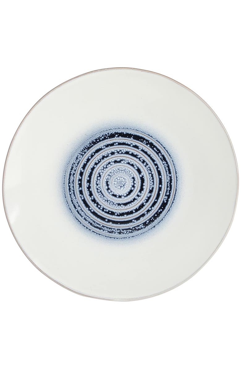 Gibson Elite Spiral Embossed 16 Piece Stoneware Dinnerware Set, Alternate, color, White