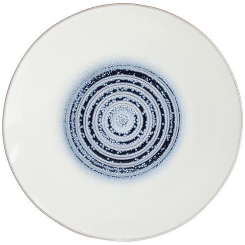 Gibson Elite Spiral Embossed 16 Piece Stoneware Dinnerware Set In White