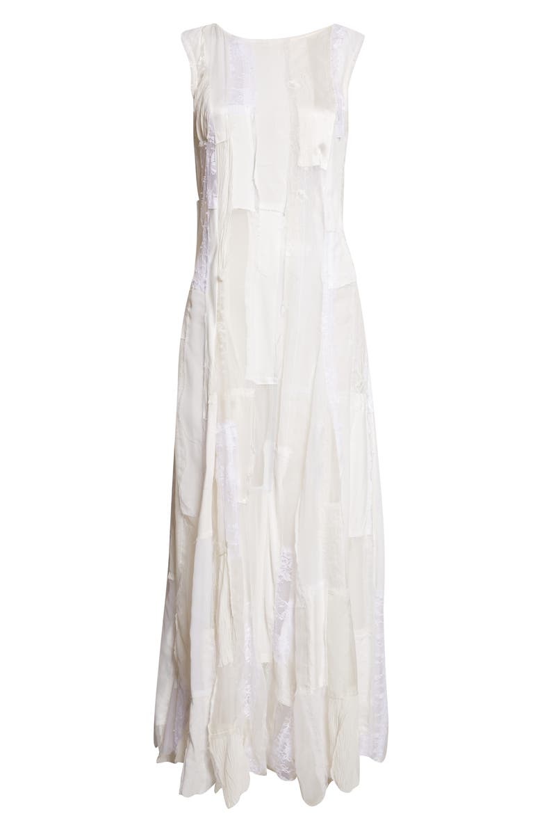 Collina Strada Primrose Patchwork Maxi Dress, Alternate, color, White