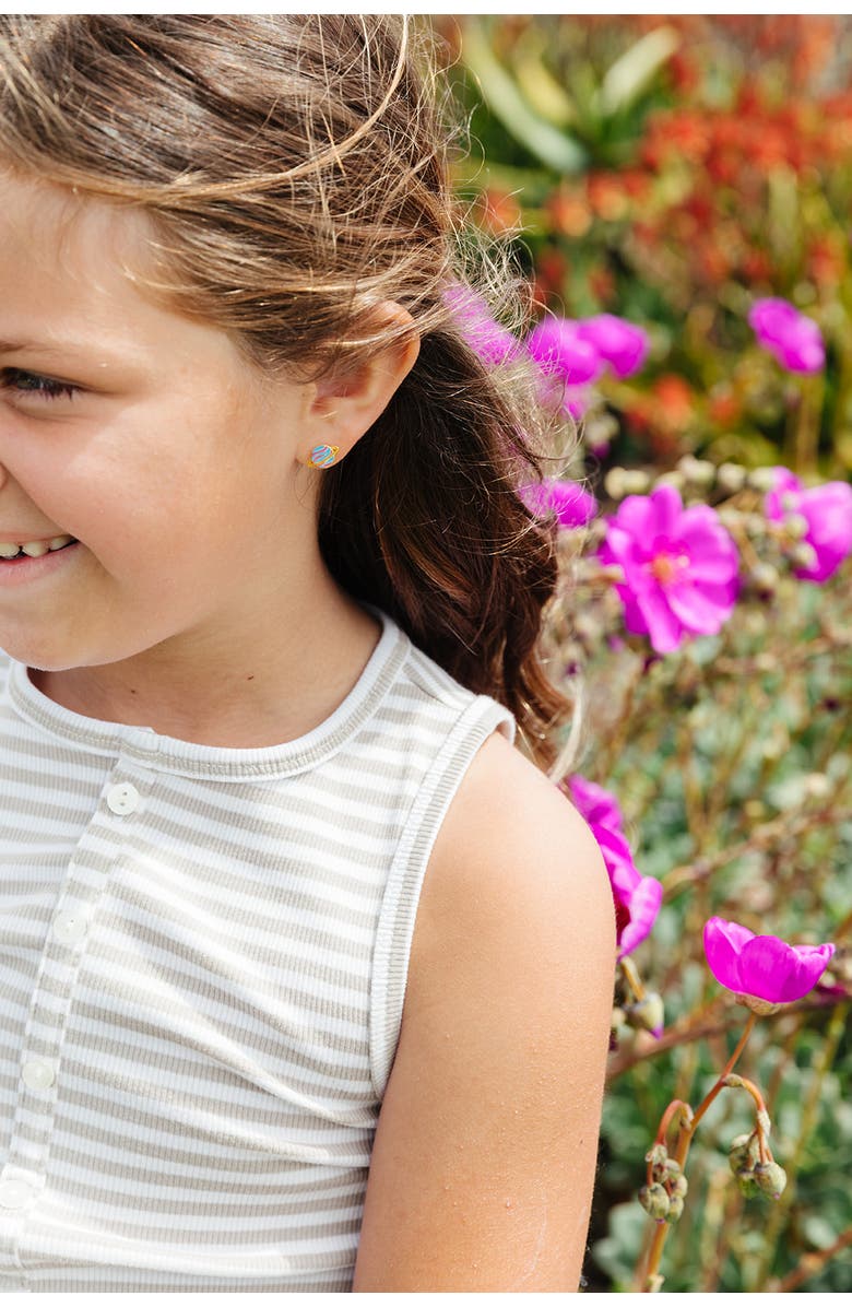 Pip Pop Planet Stud Earrings, Alternate, color, Blue