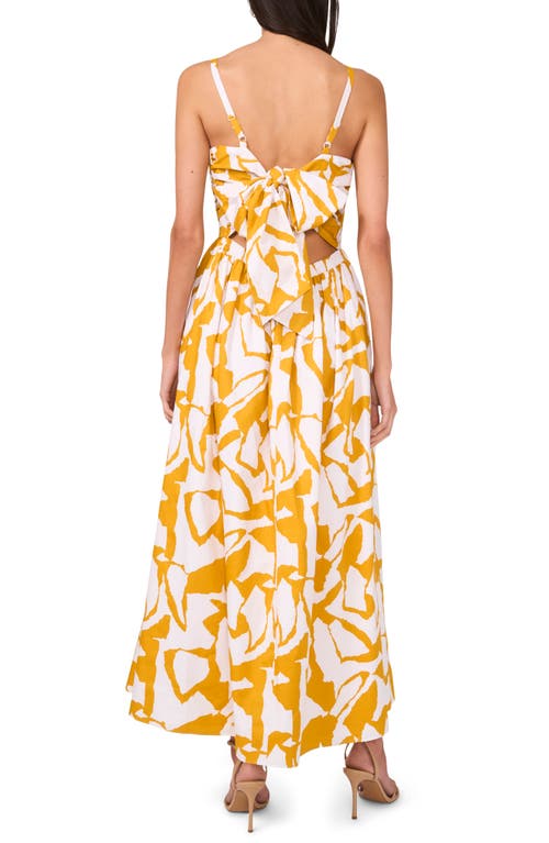 Halogenr Halogen(r) Abstract Print Cotton Maxi Sundress In Multi