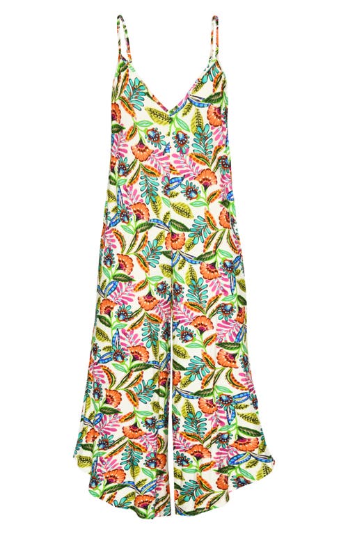 Sunshine 79 Jungle Crop Wide Leg Cover-up Jumpsuit