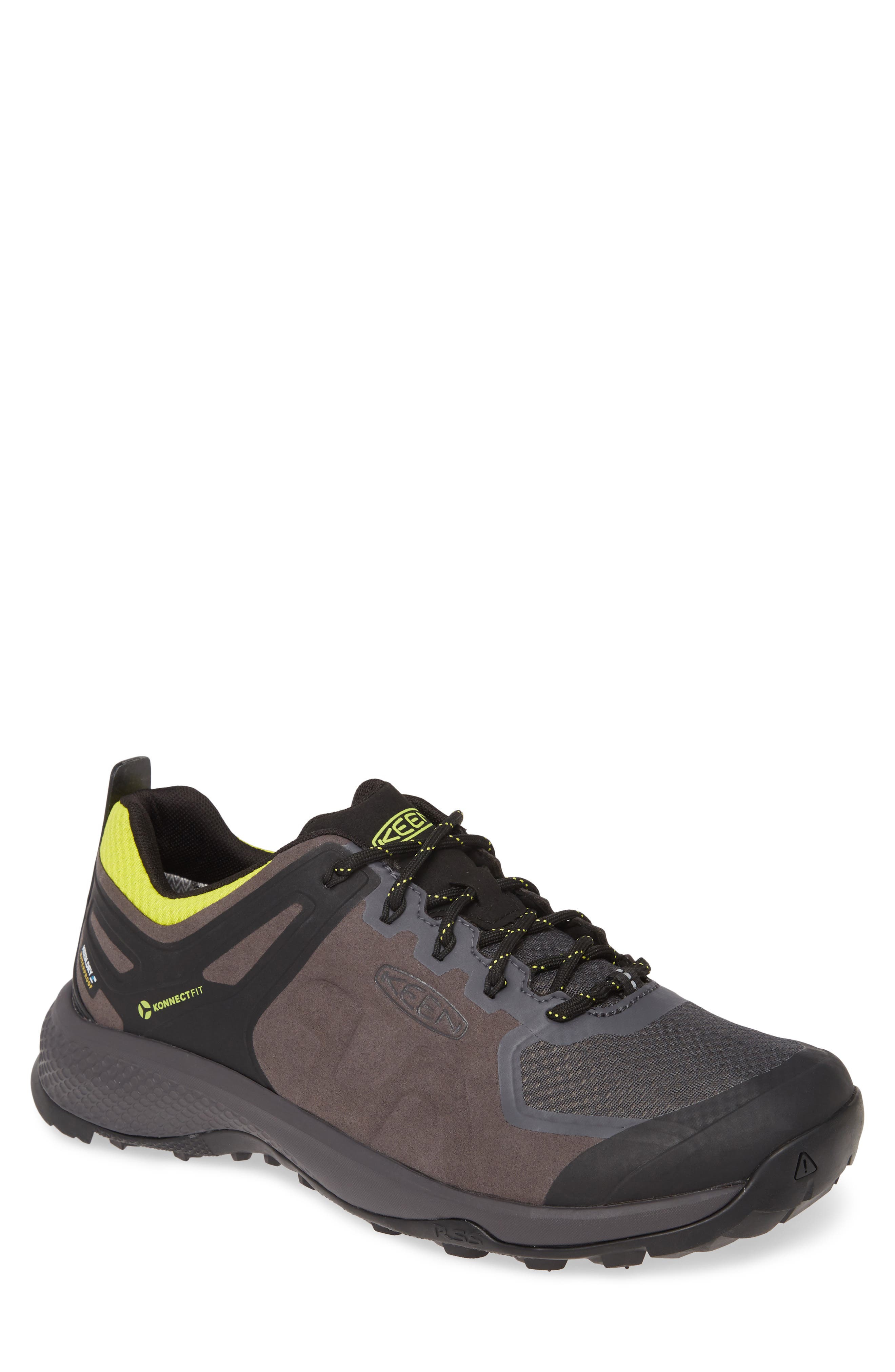 Explore Waterproof Trail Shoe, Main, color, MAGNET/ BRIGHT YELLOW