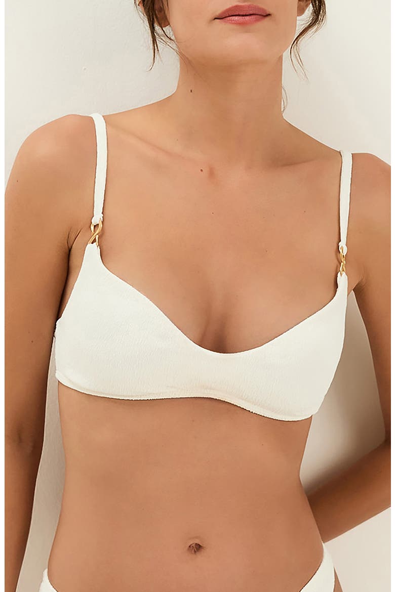 Solaro Vivian Bikini Top, Main, color, WHITE