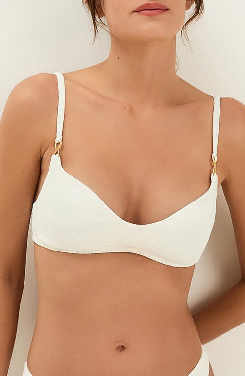Vix Paula Hermanny Vix Solaro Vivian Bikini Top In White