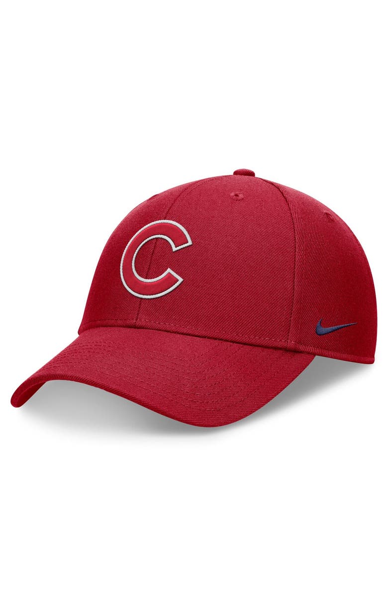 Nike Men's Nike Red Chicago Cubs Evergreen Club Performance Adjustable Hat, Main, color, 