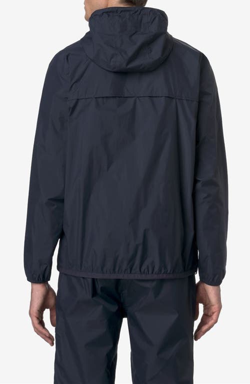 K-way Le Vrai 4.0 Claude Water Repellent Jacket In Blue Depth